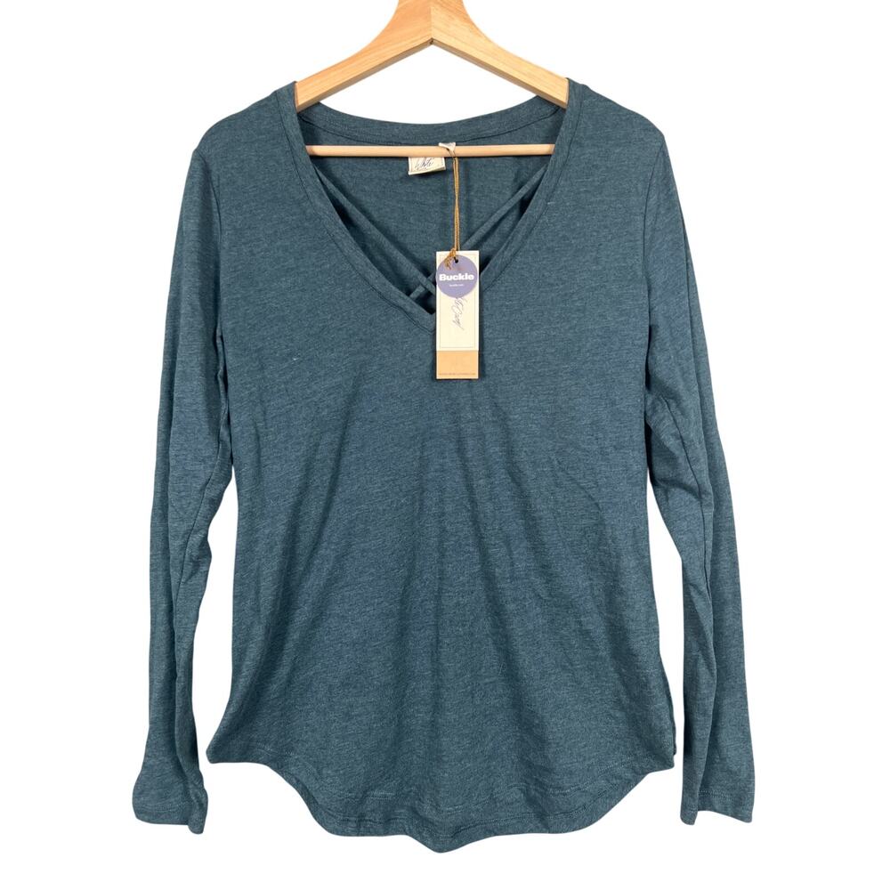 White Crow Buckle NWT Deep Emerald Size Medium Women's Long Sleeve